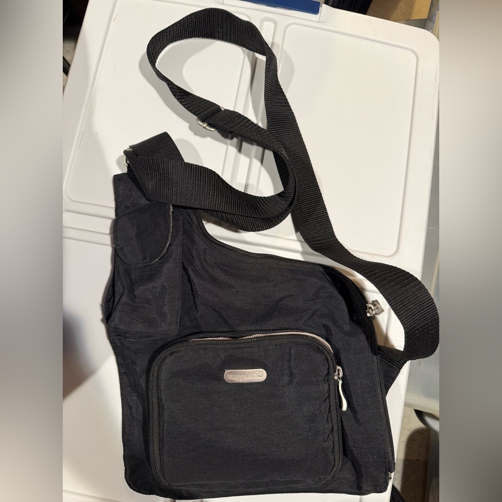 Baggallini Charcoal Messenger Bag
